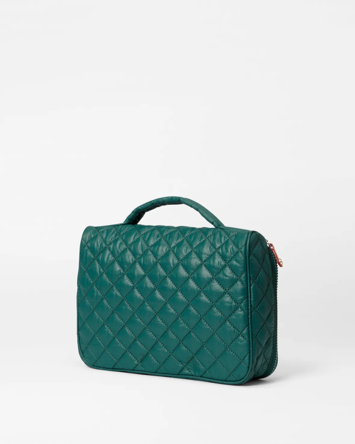 Accessories|Metro<MZ Wallace Zip Round Cosmetic Emerald
